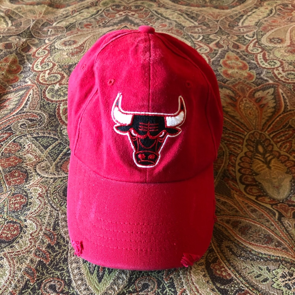Vintage Chicago Bulls Fitted Baseball Cap Hat L/XL